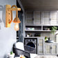 Frendorf | Rope Exposed Bulb Sconce Lighting Coastal 1 Licht Woonkamer Wandlamp in Rood/Bruin/Hout