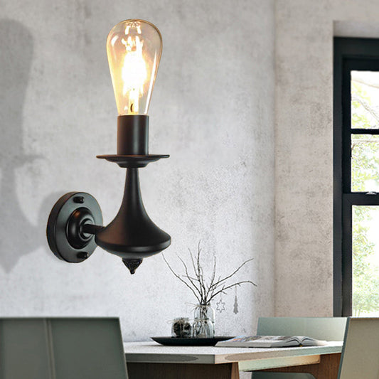 Frendorf | Metalen Exposed Bulb Wandverlichting Industrieel 1/2 Licht Eetkamer Wandlamp Armatuur