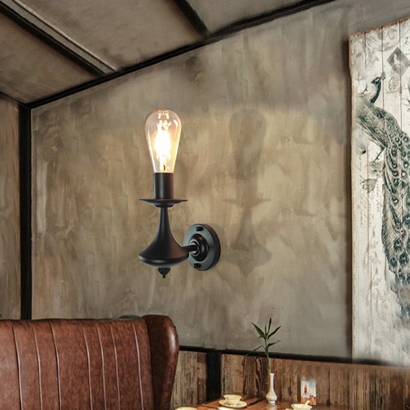 Frendorf | Metalen Exposed Bulb Wandverlichting Industrieel 1/2 Licht Eetkamer Wandlamp Armatuur