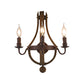 Frendorf | Rustikaal Kaars Wandverlichting Rustieke Stijl Metaal 1/2/3-Lichts Eetkamer Wandlamp