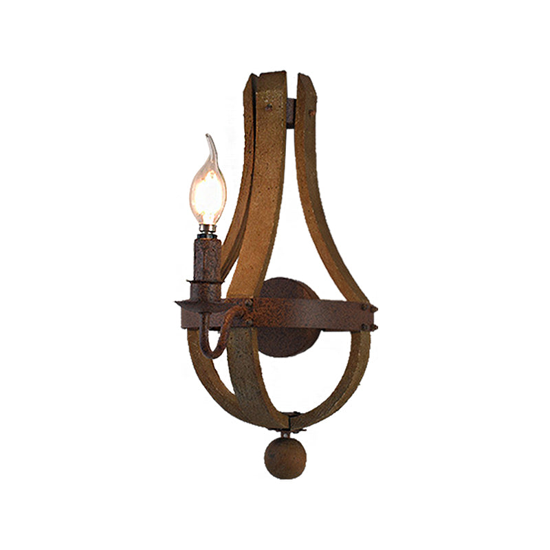 Frendorf | Rustikaal Kaars Wandverlichting Rustieke Stijl Metaal 1/2/3-Lichts Eetkamer Wandlamp
