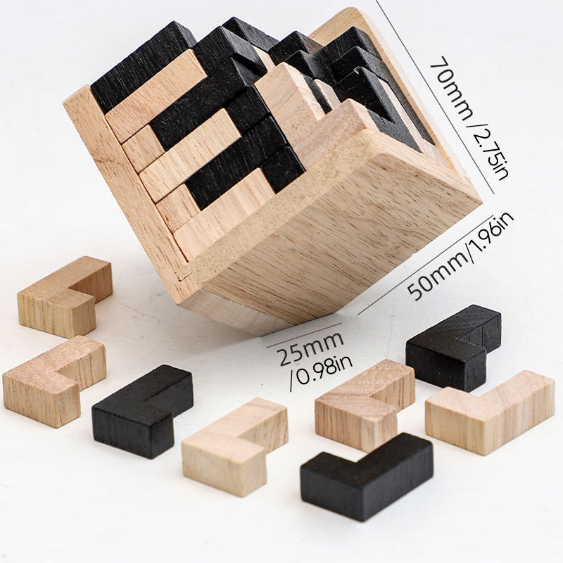 Frendorf | Hölzernes Intelligenzspielzeug Brain Teaser Game