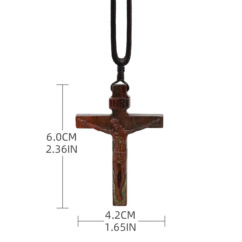 Frendorf | Jesus-Kreuz-Halskette aus Holz