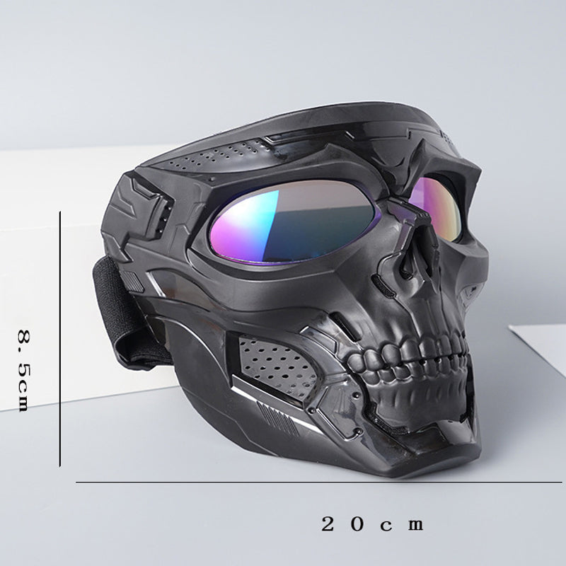 Frendorf | Radfahren Harley Goggles Totenkopfmaske