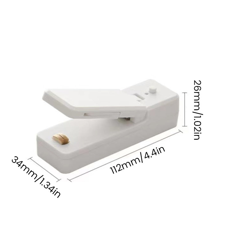 Frendorf | 2 in 1 USB wiederaufladbarer Mini-Taschenversiegeler mit Schneidemesser