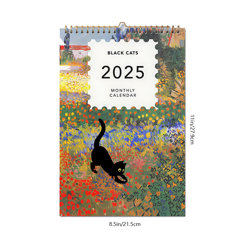 Frendorf | 2025 Schwarze Katze Kalender
