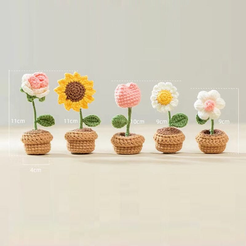 Frendorf | Handgemachte gestrickte Blumen