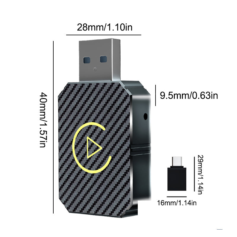 Frendorf | Mini-Kabelloser CarPlay-Adapter