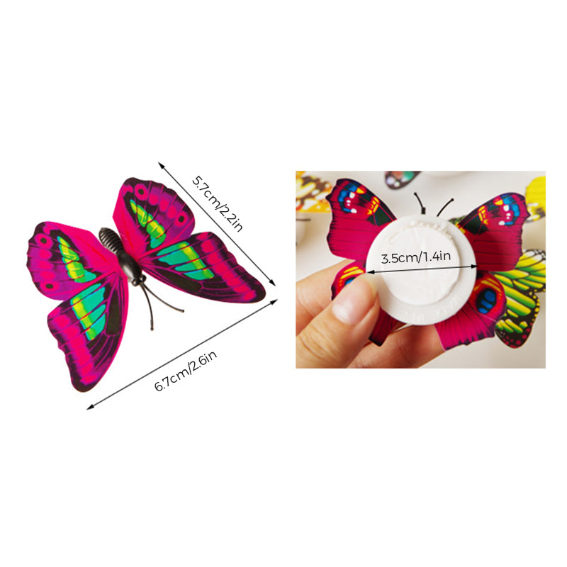 Frendorf | LumiWings - 3D bunte LED Schmetterlings Nachtlichter