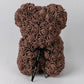 Frendorf | Valentinstag Geschenk Rose Bär Ewige Blume Rose Teddybär PE Schaum Bär 25cm Valentinstag