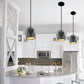 Frendorf | Cemantica Geometrische Pendelleuchte | Industrial Design | Betonoptik | Minimalistische Beleuchtung