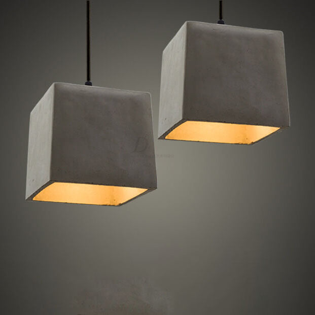 Frendorf | Cemantica Geometrische Pendelleuchte | Industrial Design | Betonoptik | Minimalistische Beleuchtung