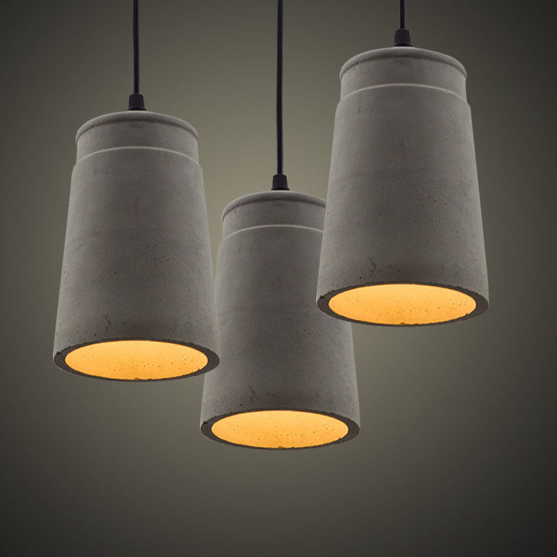 Frendorf | Cemantica Geometrische Pendelleuchte | Industrial Design | Betonoptik | Minimalistische Beleuchtung