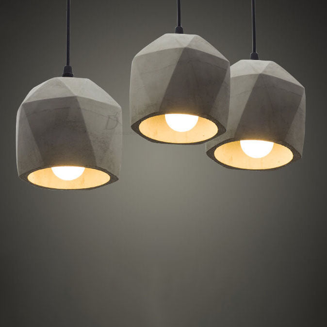 Frendorf | Cemantica Geometrische Pendelleuchte | Industrial Design | Betonoptik | Minimalistische Beleuchtung