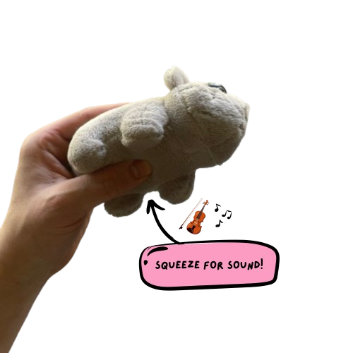 Frendorf | PlushHam Sad Hamster Kuscheltier | Lustiges Meme-Design | Mit oder ohne Sound | Perfekt zum Kuscheln & Verschenken