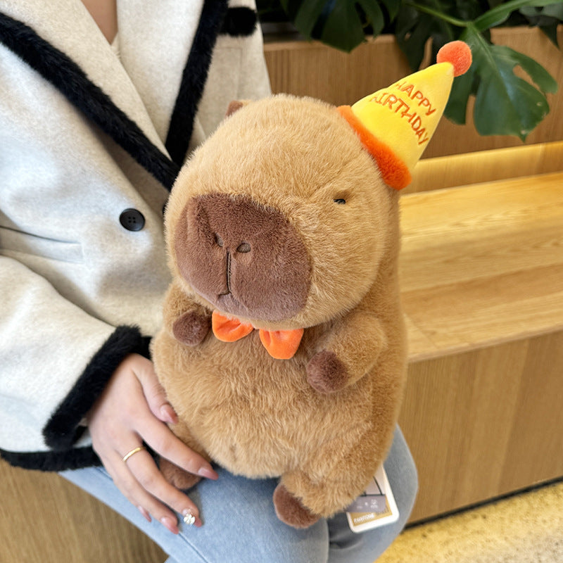 Hamburger Rucksack Capybara Plüsch
