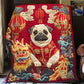 Neujahrs-Hund-Decke