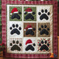 Pfote Hund Winterwärme Decke