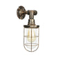 Frendorf | Draadframe Restaurant Wandlamp Nautische Stijl Metaal 1 Kop Brons Muur Gemonteerde Lamp met Pijpontwerp
