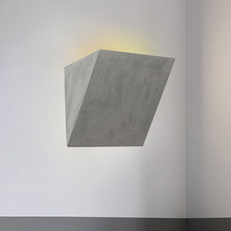 Frendorf | Zement Schüssel/Zylinder Schirm Wandbeleuchtung Moderner Stil 1 Licht Badezimmer Wandlicht Leuchte in Grau