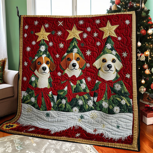 Weihnachtsbaum Hund Decke