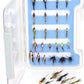 Frendorf | 24/36/40 Lieblings Fliegenfischen Fliegen Sortiment | Trocken, Nass, Nymphen, Streamer, Wooly Buggers, Caddis | Forelle, Barsch Angelköder Set, Kit