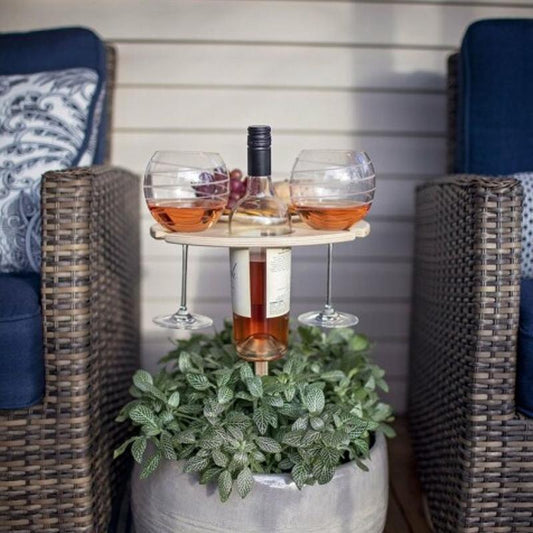 Outdoor tragbares do-it-yourself-Weinregal