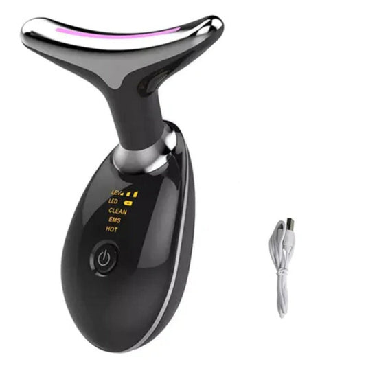 Frendorf | GlowLift – Anti-Falten Gesichtsstraffungs-Massagegerät mit LED-Lichttherapie für Gesicht und Hals