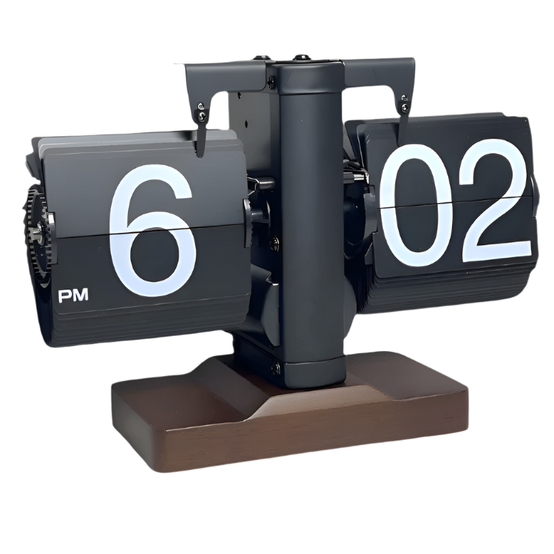 Frendorf | RetroFlip Silent Flip-Uhr – Vintage-Stil mit moderner Präzision