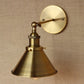 Schmiedeeisen -Vintage Wandleuchte - Messinglampe