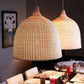 Frendorf | RusticGlow - Geflochtene Rattan-Pendelleuchte