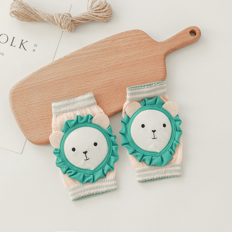 Frendorf | Baby Knieschoner zum Krabbeln – Rutschfeste Kniepolster mit Tiermotiv