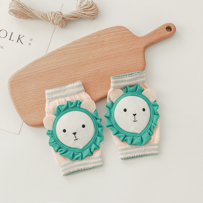 Frendorf | Baby Knieschoner zum Krabbeln – Rutschfeste Kniepolster mit Tiermotiv