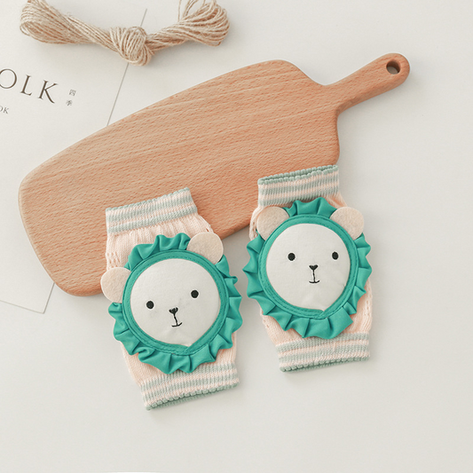 Frendorf | Baby Knieschoner zum Krabbeln – Rutschfeste Kniepolster mit Tiermotiv