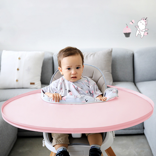 Frendorf | Baby Lätzchen mit Tischunterlage – Wasserdichter Rundum-Schutz für Hochstuhl