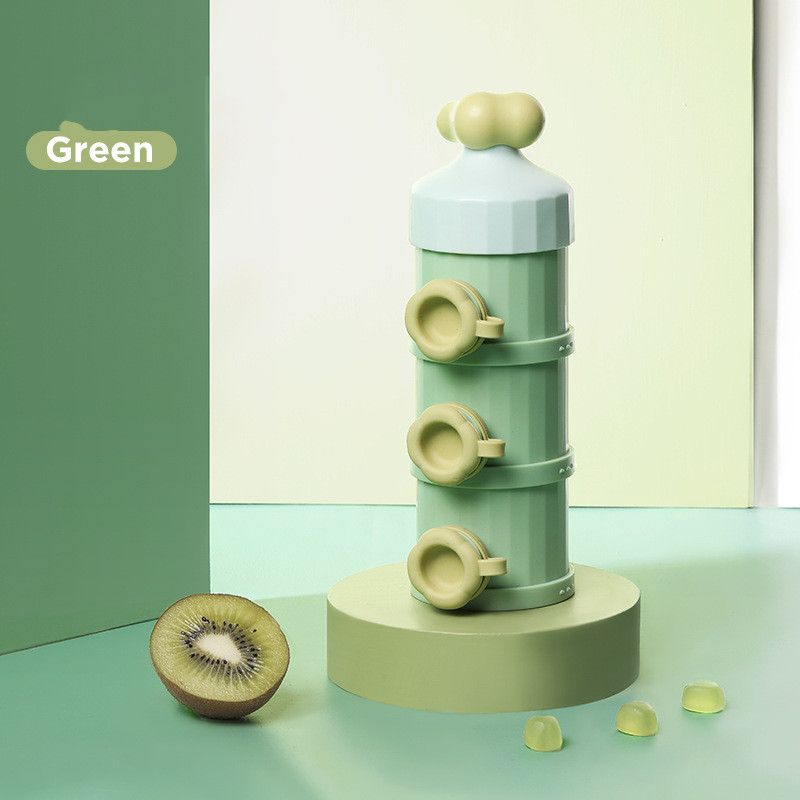 Frendorf | Babypulver-Spender – Tragbarer Milchpulverbehälter & Snackbox für unterwegs