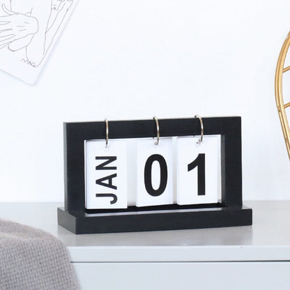 Frendorf | Dutch Teak Holz Schreibtischkalender