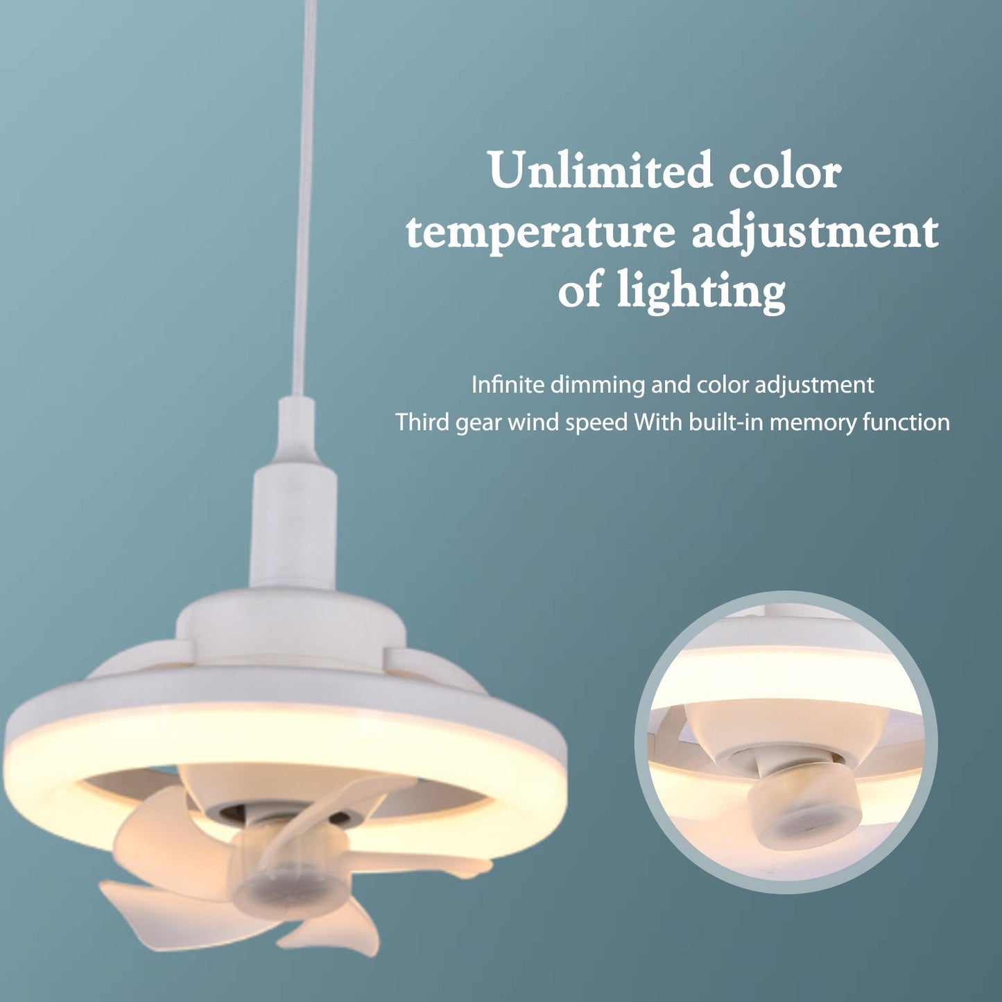 Deckenventilator mit Licht - FanLite - Multifunktional - Mühelose Eleganz