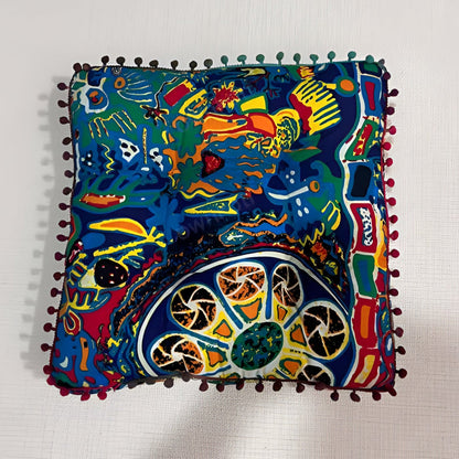 Frendorf | Boho-Stil Quadratisches Bodenpolster