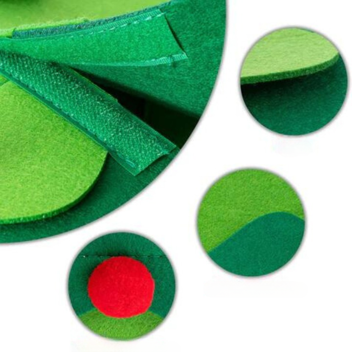 Frendorf | 3D Frummies Filz Weihnachtsbaum | Montessori DIY Weihnachtsbaum dekorieren mit Kindern