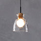 Frendorf | LumaCrystal Nordic Pendelleuchte | Klar geriffeltes Glas | 1-Licht | Skandinavisches Design | Deko für Zuhause