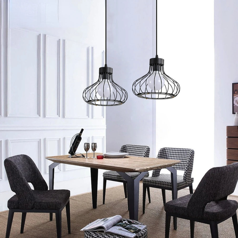 Frendorf | MetalLuxe Moderne Pendelleuchte aus Metall | Elegantes Design | Dimmbar | Perfekte Beleuchtung für Esszimmer und Küche