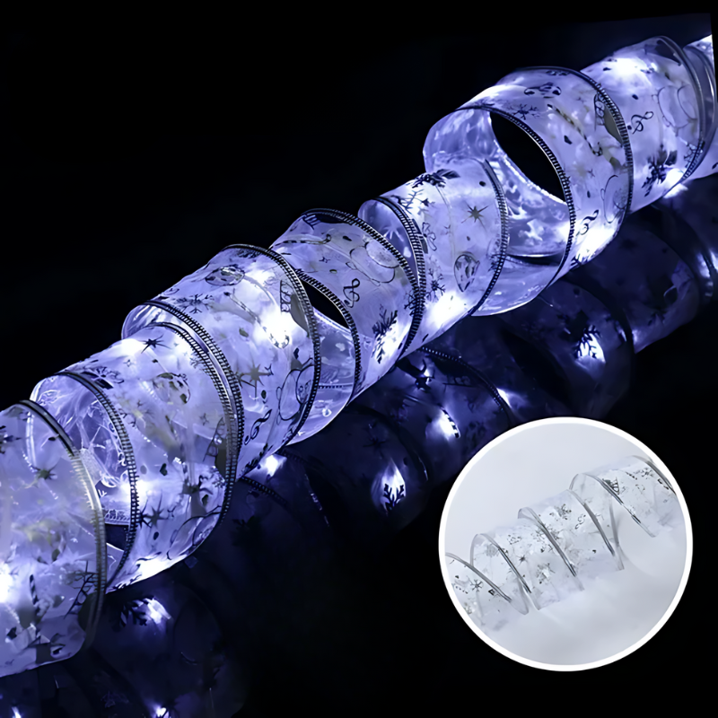 SparkleFest | Weihnachtsband mit LED-Lichterkette