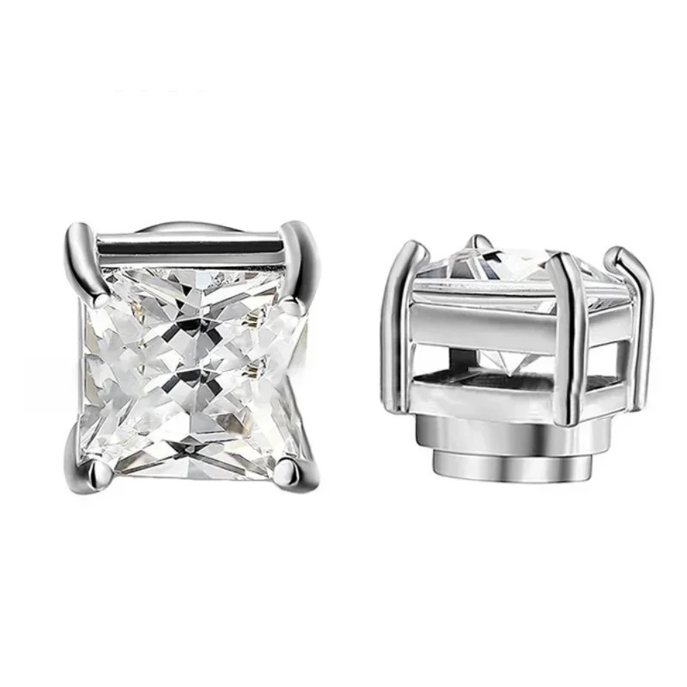 Frendorf | Premium Unisex Magnetische Kristall Design Steckerohrringe