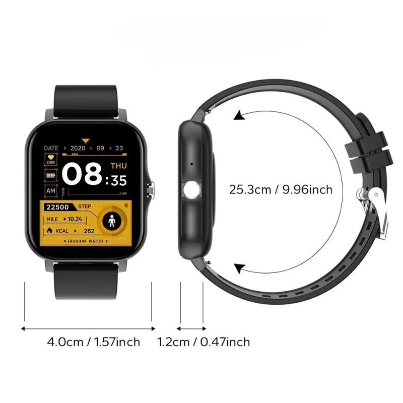 Frendorf | BellaFit Rose Gold Smartwatch – Fitness- & Gesundheitsüberwachung für moderne Frauen