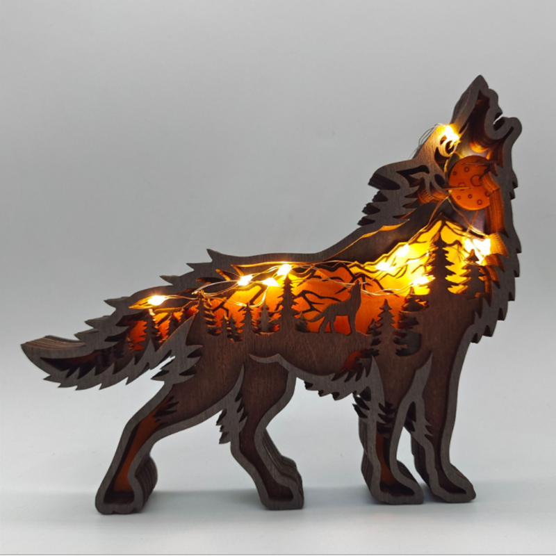 Frendorf | 3D Kreative Holz Tier Schnitzerei Handwerk Geschenk