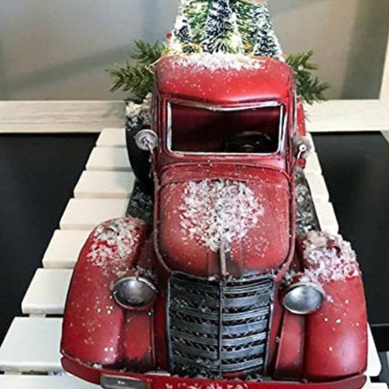 Frendorf | Roter Bauernhof-LKW Weihnachten Dekorationen