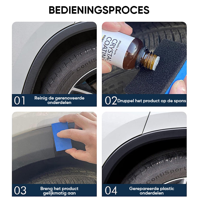 Frendorf | AutoFix Kunststoff-Restaurator – 180 Tage lang glänzender Schutz für Ihr Auto!