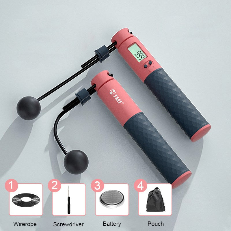 Frendorf | 2-in-1 Beschwerte Smart Digital Springseil mit Doppel-Seil-Konfiguration, für einfaches Ganzkörpertraining