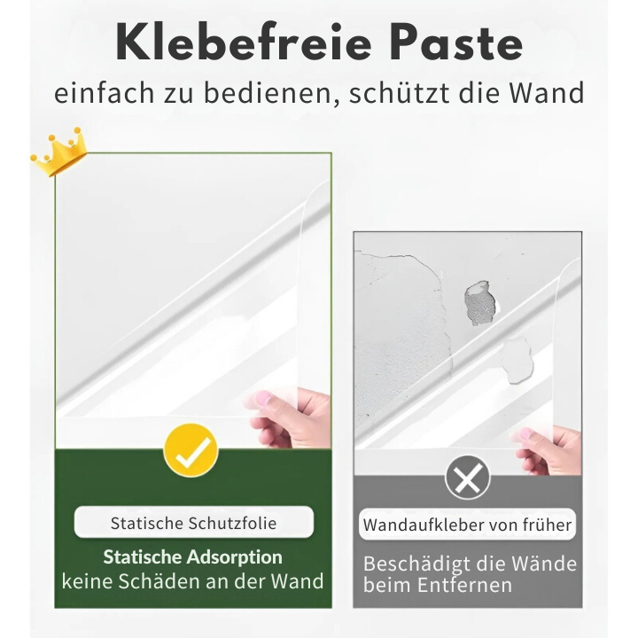 Frendorf | Umweltfreundliche elektrostatisch absorbierende Wandschutzfolie